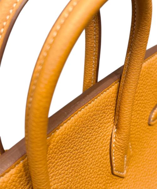 HERMES（エルメス）HERMES (エルメス) バーキン25/シルバー金具/トリヨンクレマンス/ブラウン系/W刻印  ブラウン系 サイズ:25の古着・服飾アイテム