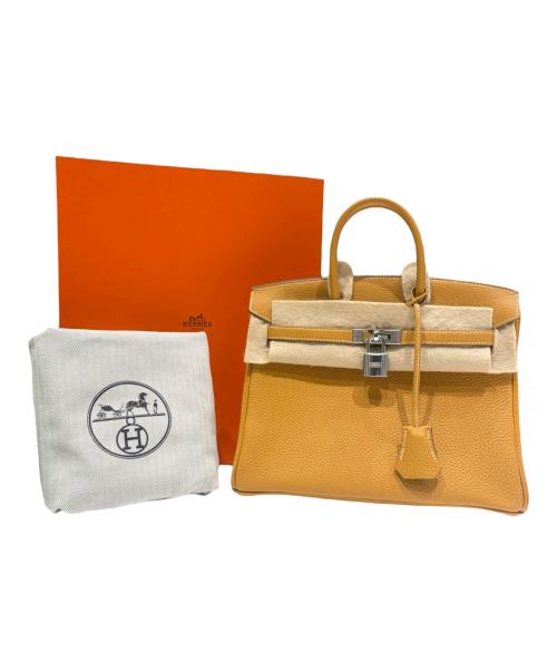 HERMES（エルメス）HERMES (エルメス) バーキン25/シルバー金具/トリヨンクレマンス/ブラウン系/W刻印  ブラウン系 サイズ:25の古着・服飾アイテム