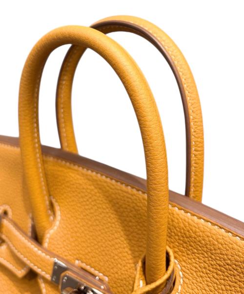 HERMES（エルメス）HERMES (エルメス) バーキン25/シルバー金具/トリヨンクレマンス/ビスキュイ/W刻印  ビスキュイ サイズ:25の古着・服飾アイテム
