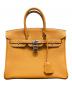 HERMES（エルメス）の古着「バーキン25/シルバー金具/トリヨンクレマンス/ビスキュイ/W刻印 」｜ビスキュイ