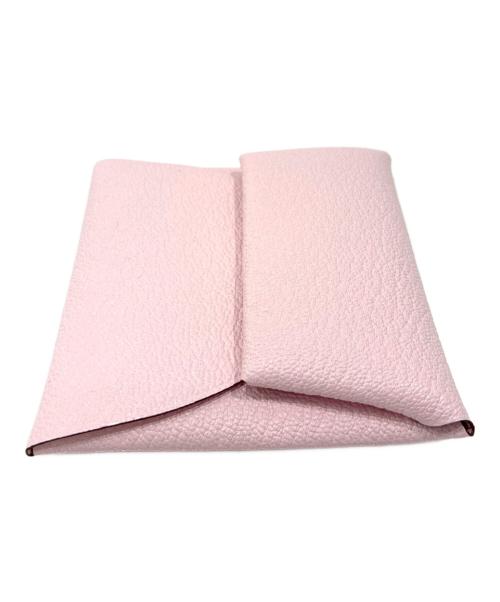 HERMES（エルメス）HERMES (エルメス) バスティア/Bastia/コインケース/W刻印 ローズダーリンの古着・服飾アイテム