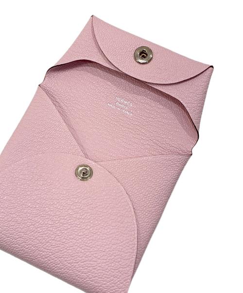 HERMES（エルメス）HERMES (エルメス) バスティア/Bastia/コインケース/W刻印 ローズダーリンの古着・服飾アイテム