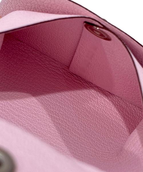 HERMES（エルメス）HERMES (エルメス) バスティア/Bastia/コインケース/W刻印 ローズダーリンの古着・服飾アイテム