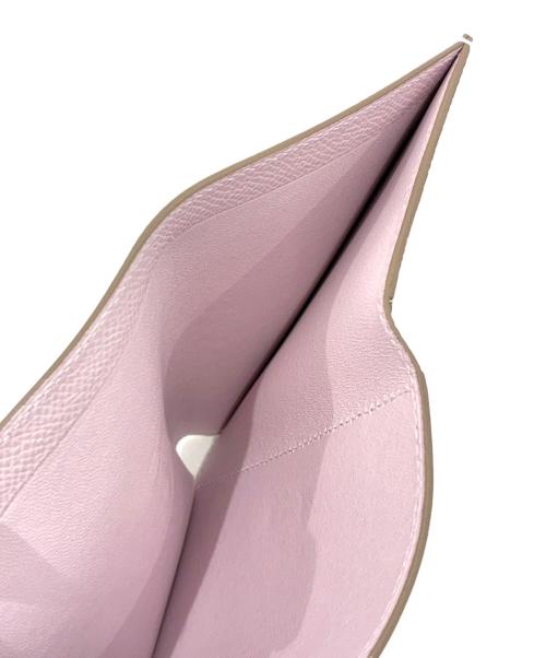 HERMES（エルメス）HERMES (エルメス) ベアンコンビネ/Béarn Combien/3つ折り財布/シルバー金具/W刻印 モーヴペール 未使用品の古着・服飾アイテム