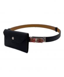 HERMES（エルメス）の古着「ベルト 《ケリー・ポケット》 18」｜ブラック