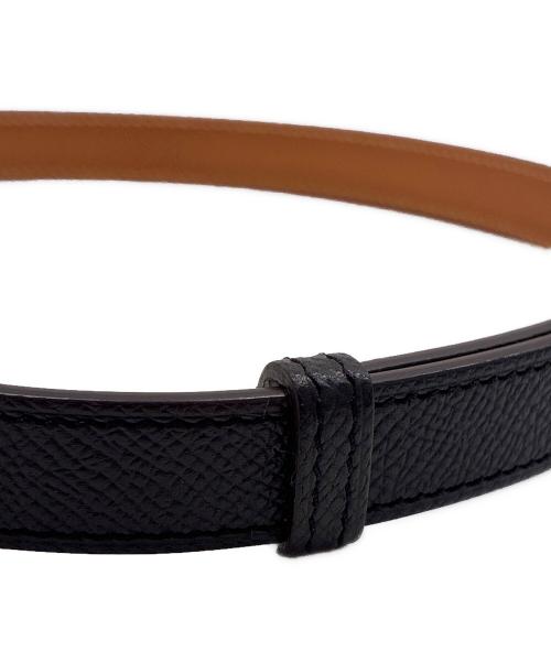 HERMES（エルメス）HERMES (エルメス) ベルト 《ケリー・ポケット》 18 ブラックの古着・服飾アイテム