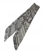 HERMESエルメス）の古着「ツイリーフリル/エプロンドール」｜ホワイト