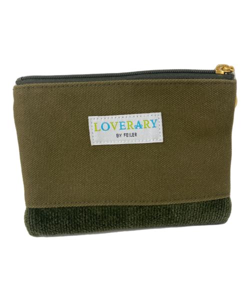 LOVERARY by FEILER（ラブラリー バイ フェイラー）LOVERARY BY FEILER (ラブラリー バイ フェイラー) LOVERARY BY FEILER オールドテディ ワッペンポーチ オリーブの古着・服飾アイテム