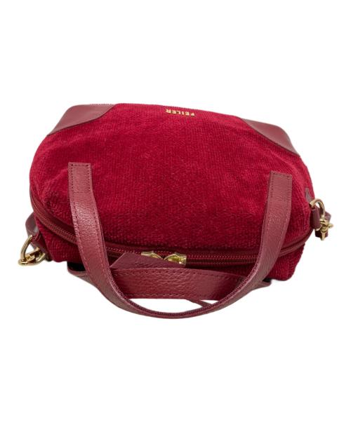 FEILER（フェイラー）FEILER (フェイラー) FEILER ミニショルダーバッグ レッドの古着・服飾アイテム