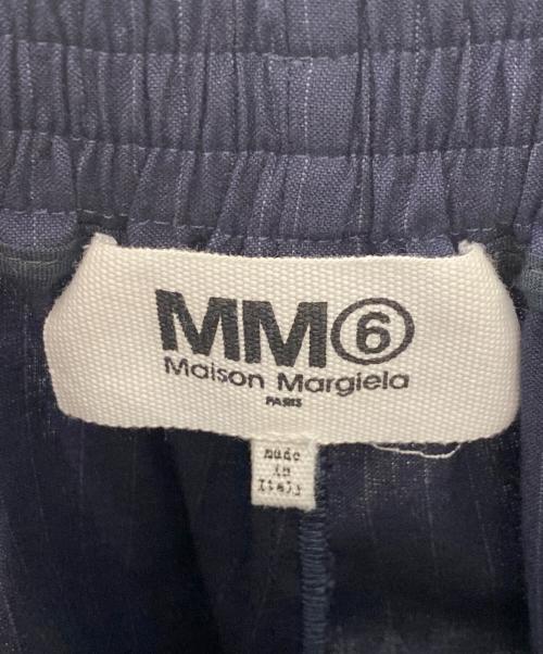 MM6 Maison Margiela（エムエムシックスメゾンマルジェラ）MM6 Maison Margiela (エムエムシックスメゾンマルジェラ) ピンストライプパンツ ネイビー サイズ:40の古着・服飾アイテム