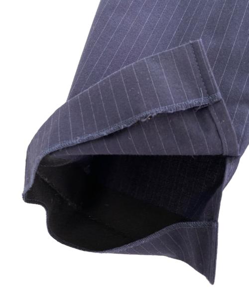 MM6 Maison Margiela（エムエムシックスメゾンマルジェラ）MM6 Maison Margiela (エムエムシックスメゾンマルジェラ) ピンストライプパンツ ネイビー サイズ:40の古着・服飾アイテム
