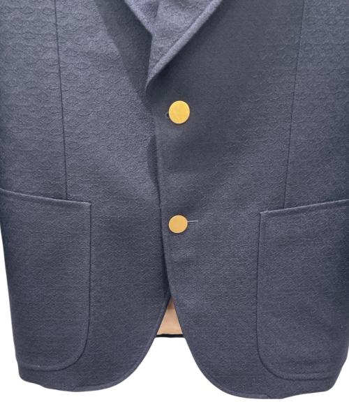 GUCCI（グッチ）GUCCI (グッチ) 金釦テーラードジャケット ネイビー サイズ:７-44Rの古着・服飾アイテム
