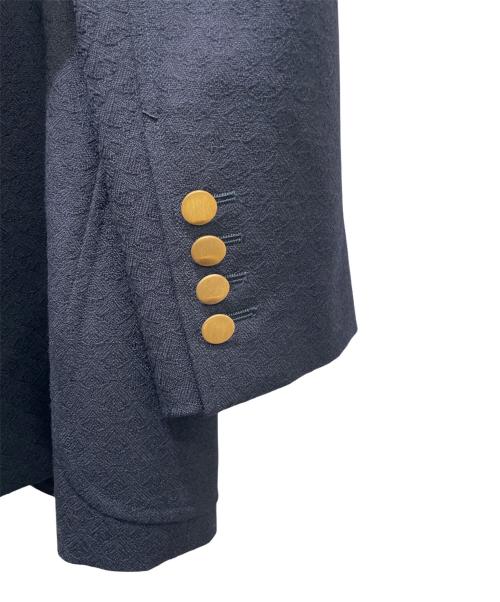 GUCCI（グッチ）GUCCI (グッチ) 金釦テーラードジャケット ネイビー サイズ:７-44Rの古着・服飾アイテム