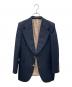 中古・古着 GUCCI (グッチ) 金釦テーラードジャケット ネイビー サイズ:７-44R：60000円