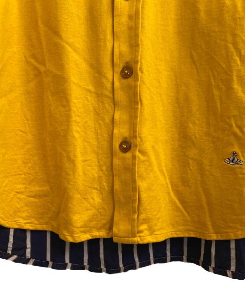 Vivienne Westwood man（ヴィヴィアン ウェストウッド マン）Vivienne Westwood man (ヴィヴィアン ウェストウッド マン) 長袖シャツ イエロー サイズ:44の古着・服飾アイテム