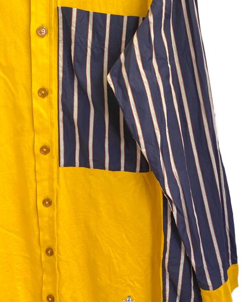 Vivienne Westwood man（ヴィヴィアン ウェストウッド マン）Vivienne Westwood man (ヴィヴィアン ウェストウッド マン) 長袖シャツ イエロー サイズ:44の古着・服飾アイテム