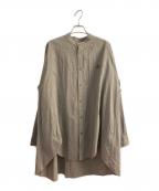 Vivienne Westwood manヴィヴィアン ウェストウッド マン）の古着「バンドカラーシャツ」｜オリーブ