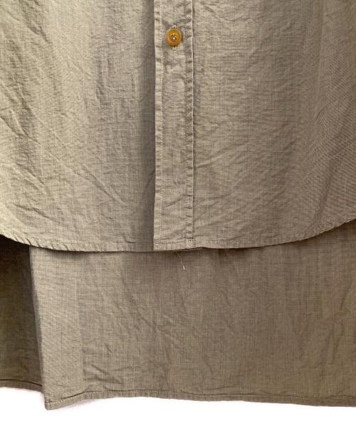 Vivienne Westwood man（ヴィヴィアン ウェストウッド マン）Vivienne Westwood man (ヴィヴィアン ウェストウッド マン) バンドカラーシャツ オリーブ サイズ:記載なしの古着・服飾アイテム