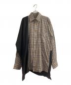 Vivienne Westwood manヴィヴィアン ウェストウッド マン）の古着「切替シャツ」｜グレー