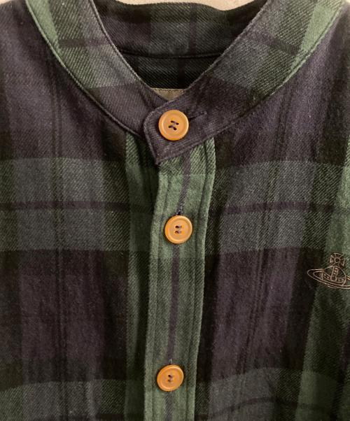 Vivienne Westwood man（ヴィヴィアン ウェストウッド マン）Vivienne Westwood man (ヴィヴィアン ウェストウッド マン) シャツワンピース グリーン サイズ:記載なしの古着・服飾アイテム