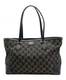 GUCCI（グッチ）の古着「グッチ GGキャンバス ミディアムトート トートバッグ /デニムトートバッグ」｜インディゴ