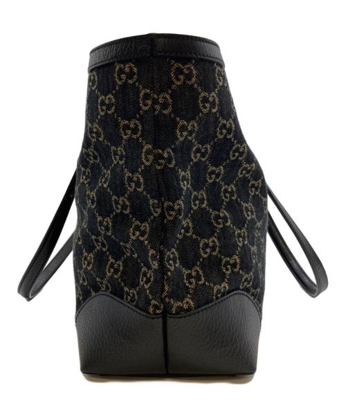GUCCI（グッチ）GUCCI (グッチ) グッチ GGキャンバス ミディアムトート トートバッグ /デニムトートバッグ インディゴ サイズ:ミディアムの古着・服飾アイテム