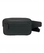 GUCCIグッチ）の古着「771422 ラバーエフェクトベルトバッグ/ウエストバッグ」｜ブラック