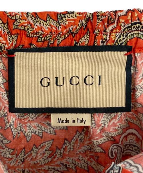 GUCCI（グッチ）GUCCI (グッチ) ハーフパンツ レッド サイズ:46の古着・服飾アイテム