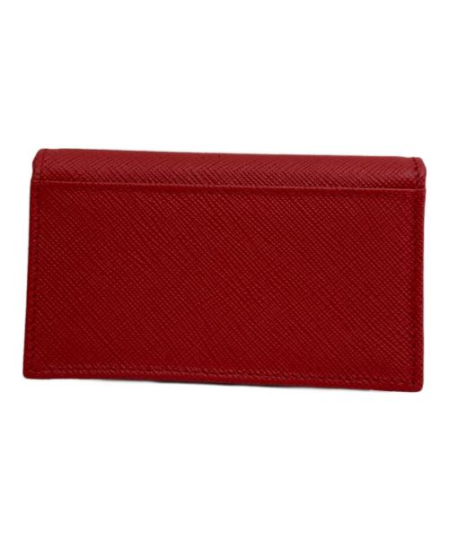 PRADA（プラダ）PRADA (プラダ) カードケース レッドの古着・服飾アイテム