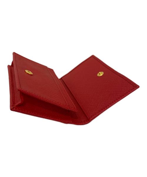 PRADA（プラダ）PRADA (プラダ) カードケース レッドの古着・服飾アイテム