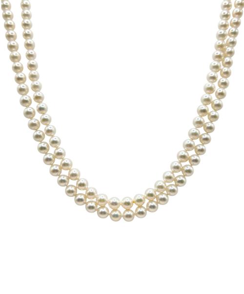 TASAKI（タサキ）TASAKI (タサキ) 2連パールネックレス ホワイトの古着・服飾アイテム
