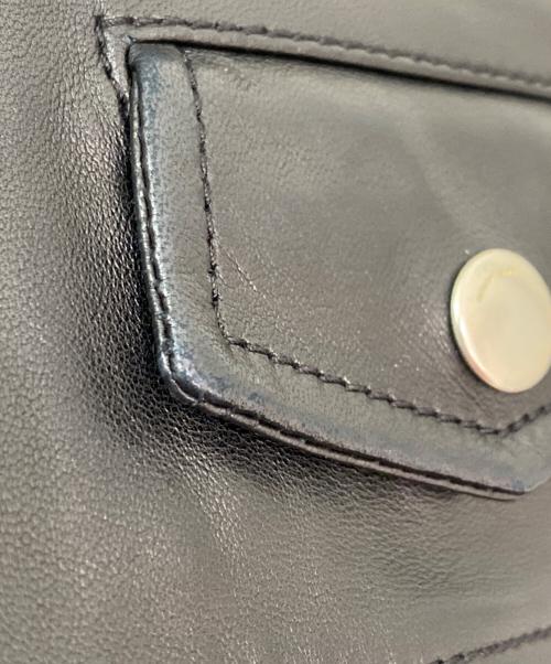 Saint Laurent Paris（サンローランパリ）Saint Laurent Paris (サンローランパリ) レザーライダースジャケット ブラック サイズ:34の古着・服飾アイテム