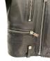 中古・古着 Saint Laurent Paris (サンローランパリ) レザーライダースジャケット ブラック サイズ:34：160000円