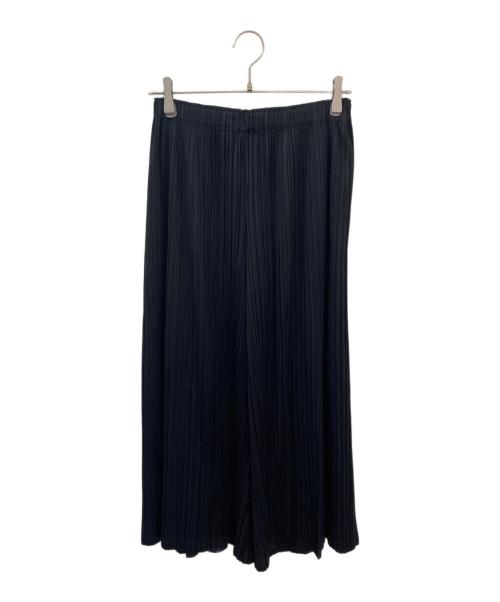 PLEATS PLEASE（プリーツプリーズ）PLEATS PLEASE (プリーツプリーズ) フレアパンツ ブラック サイズ:3の古着・服飾アイテム