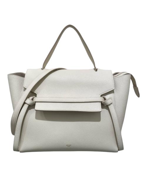 CELINE（セリーヌ）CELINE (セリーヌ) BELT BAG MINI / ベルトバッグ ミニ ライトトープ サイズ:mini/ミニの古着・服飾アイテム