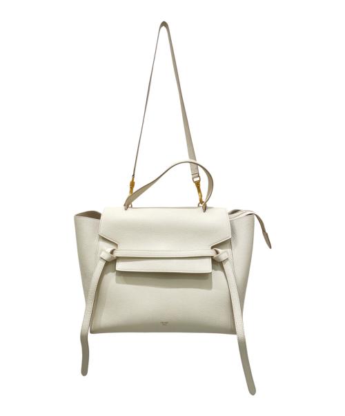 CELINE（セリーヌ）CELINE (セリーヌ) BELT BAG MINI / ベルトバッグ ミニ ライトトープ サイズ:mini/ミニの古着・服飾アイテム