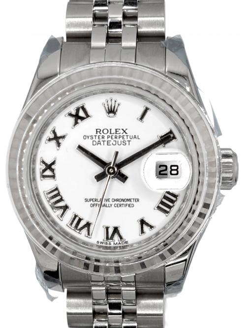 ROLEX（ロレックス）ROLEX (ロレックス) デイトジャスト レディ/Datejust/Ref.179174/白文字盤/26mm 白文字盤 サイズ:26mmの古着・服飾アイテム