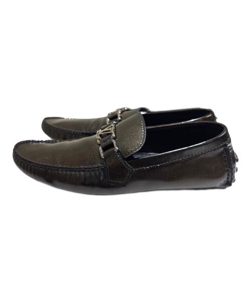 LOUIS VUITTON（ルイ ヴィトン）LOUIS VUITTON (ルイ ヴィトン) ドライビングシューズ/ホッケンハイム ブラウン サイズ:7 1/2の古着・服飾アイテム