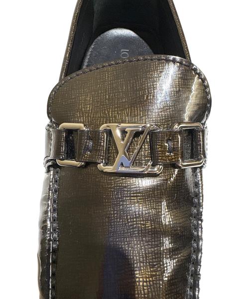 LOUIS VUITTON（ルイ ヴィトン）LOUIS VUITTON (ルイ ヴィトン) ドライビングシューズ/ホッケンハイム ブラウン サイズ:7 1/2の古着・服飾アイテム