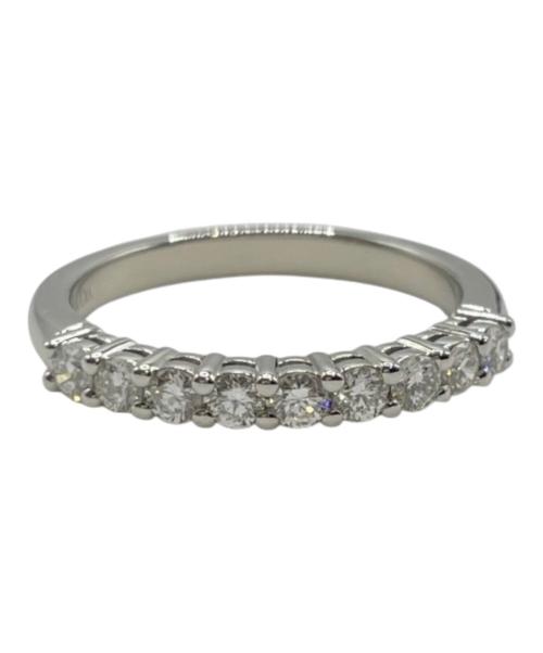TIFFANY & Co.（ティファニー）TIFFANY & Co. (ティファニー) エンブレイスバンド ダイヤリング/ハーフエタニティ サイズ:6号の古着・服飾アイテム