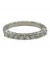 TIFFANY & Co. (ティファニー) エンブレイスバンド ダイヤリング/ハーフエタニティ サイズ:6号：150000円