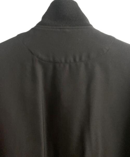 GROUND Y（グラウンドワイ）GROUND Y (グラウンドワイ) gaberdine FRONT TUCK BLOUSONギャバジンフロントタックブルゾン ブラック サイズ:3の古着・服飾アイテム