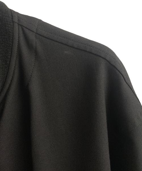 GROUND Y（グラウンドワイ）GROUND Y (グラウンドワイ) gaberdine FRONT TUCK BLOUSONギャバジンフロントタックブルゾン ブラック サイズ:3の古着・服飾アイテム