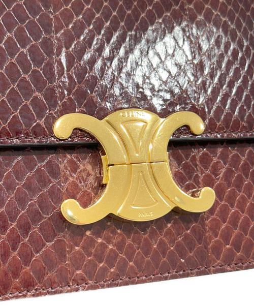 CELINE（セリーヌ）CELINE (セリーヌ) クラシック トリオンフ ブラウンの古着・服飾アイテム