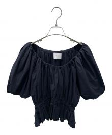 merlette（マーレット）の古着「Scoop Neck Blouse/チュニック」｜ブラック