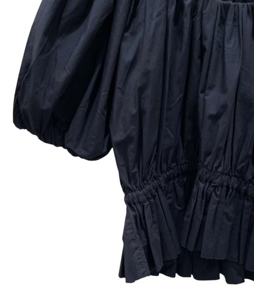merlette（マーレット）merlette (マーレット) Scoop Neck Blouse/チュニック ブラック サイズ:Sの古着・服飾アイテム