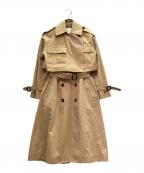 Max Mara WEEK END LINEマックスマーラ ウイークエンドライン）の古着「3WAYレイヤードトレンチコート」｜ベージュ
