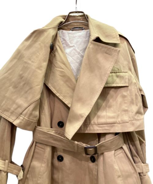 Max Mara WEEK END LINE（マックスマーラ ウイークエンドライン）Max Mara WEEK END LINE (マックスマーラ ウイークエンドライン) 3WAYレイヤードトレンチコート ベージュ サイズ:36の古着・服飾アイテム