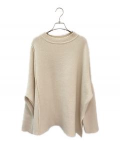 THE ROW / ザロウ | カシミヤ混 クルーネックニット | XS | サーモンベージュ | レディース 中古・古着通販】THE ROW (ザ ロウ) ウールカシミヤニット サーモン