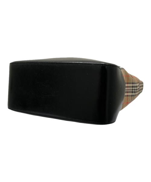 BURBERRY（バーバリー）BURBERRY (バーバリー) ノバチェックトートバッグ ブラック×ベージュの古着・服飾アイテム